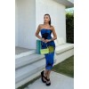 Marcella Desenli Straplez Elbise 2574-08 155823 Marcella Desenli Straplez Elbise 2574-08 155823