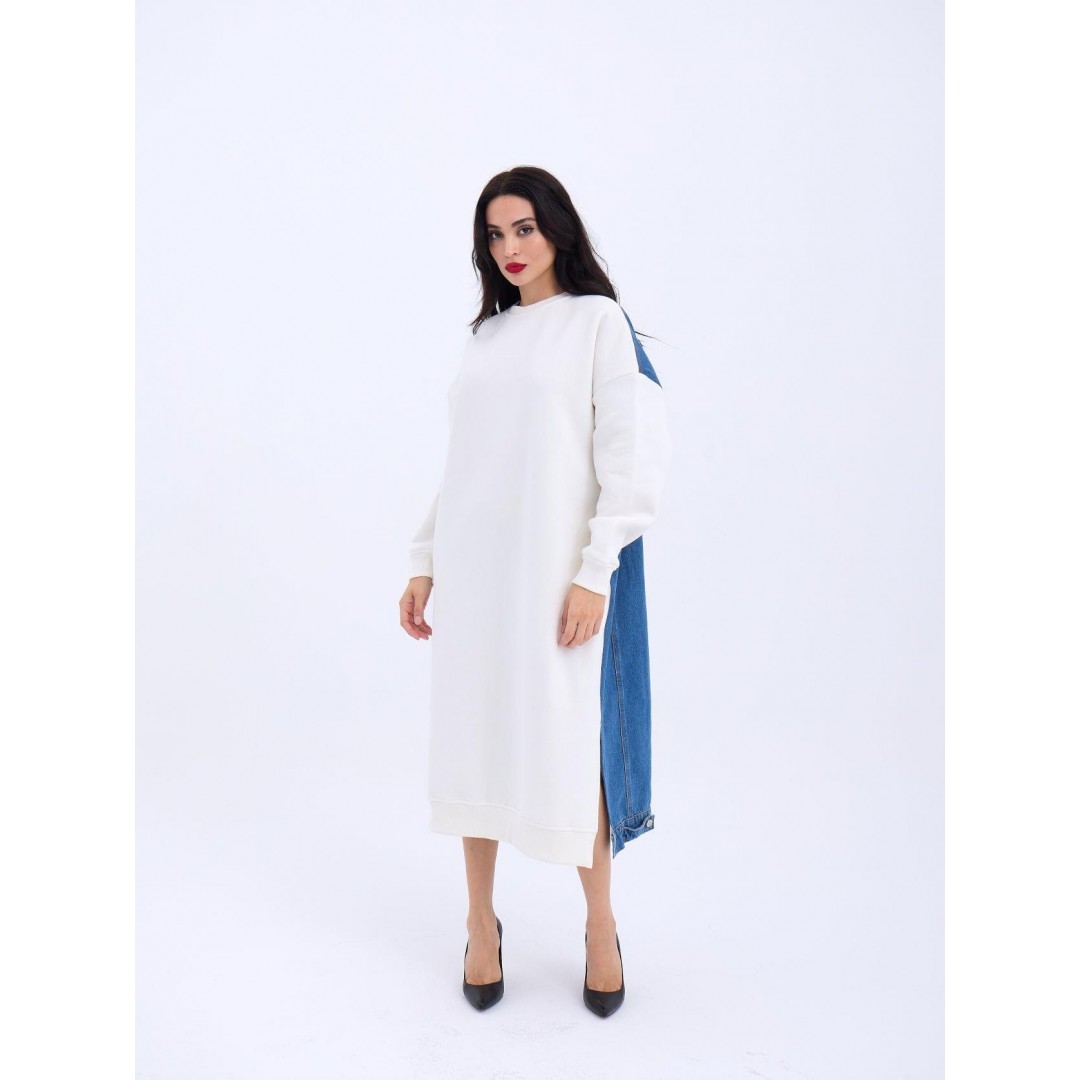 7194 UZUN SWEAT-EKRU