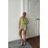 POPLİN ÇİZGİLİ GÖMLEK - ŞORT TAKIM - Yeşil 162420 POPLİN ÇİZGİLİ GÖMLEK - ŞORT TAKIM - Yeşil 162420