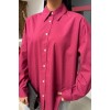Klasik Oversize Poplin Gömlek 3421 158453