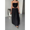 BEL LASTİKLİ BALON ETEK ŞANEL BOY SOFT KUMAŞ - Siyah 153940 BEL LASTİKLİ BALON ETEK ŞANEL BOY SOFT KUMAŞ - Siyah 153940
