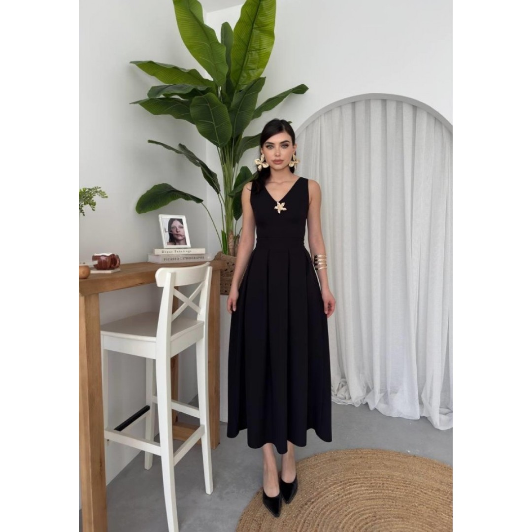 Late Yıldız Detaylı Elbise - 152384