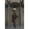 BOYFRİEND GÖMLEK MODAL KUMAŞ OVERSİZE - Antrasit - 153599