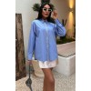 Önü Şerit Taşlı Gömlek 3448 158793 Önü Şerit Taşlı Gömlek 3448 158793