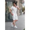 Erkek Yakalı Fermuarlı T-shirt şort Ikili Takım 160467
