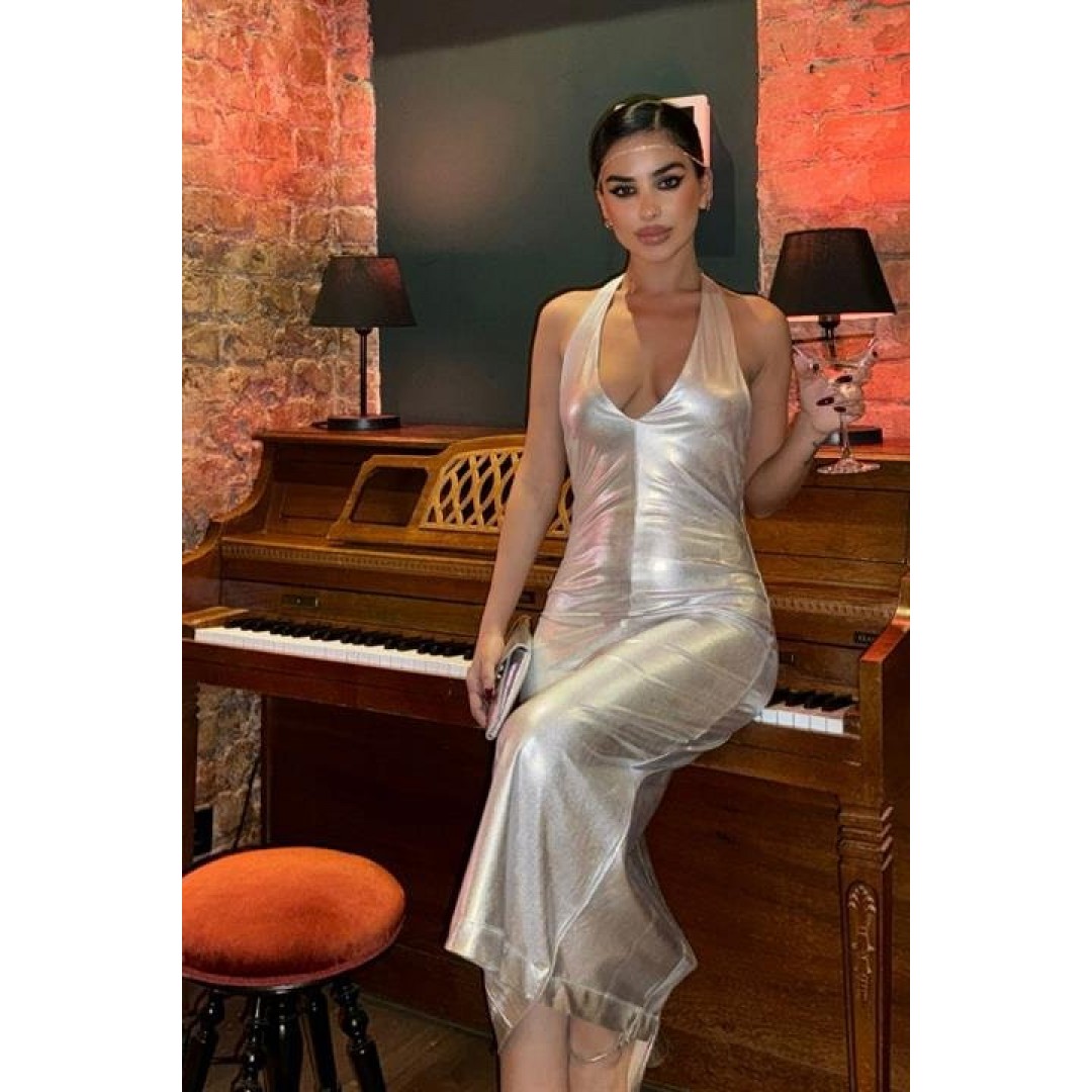 Felicia Sırt Dekolteli Elbise 2583-08 - 155756 Felicia Sırt Dekolteli Elbise 2583-08 - 155756