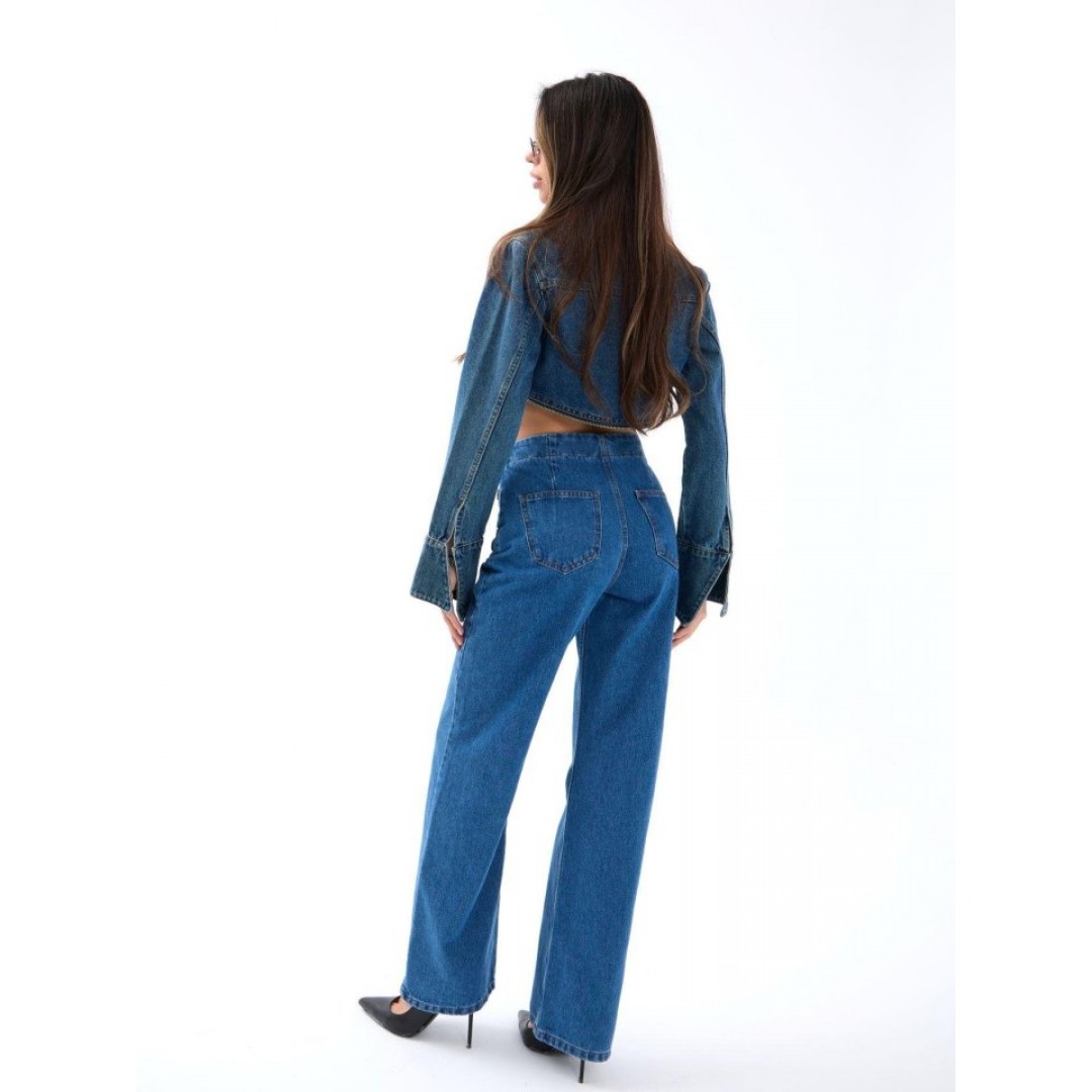 5997 KOT PANTOLON-MAVİ - 158301