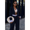 Garni Detaylı Crop Ceketli Takım 10075 158538 Garni Detaylı Crop Ceketli Takım 10075 158538