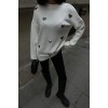 Molly Kalp Desenli Triko Örme Kazak 1339 156768