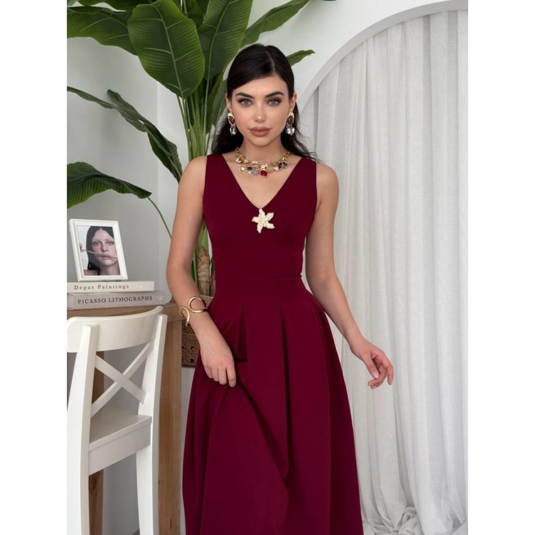 Late Yıldız Detaylı Elbise - 152383