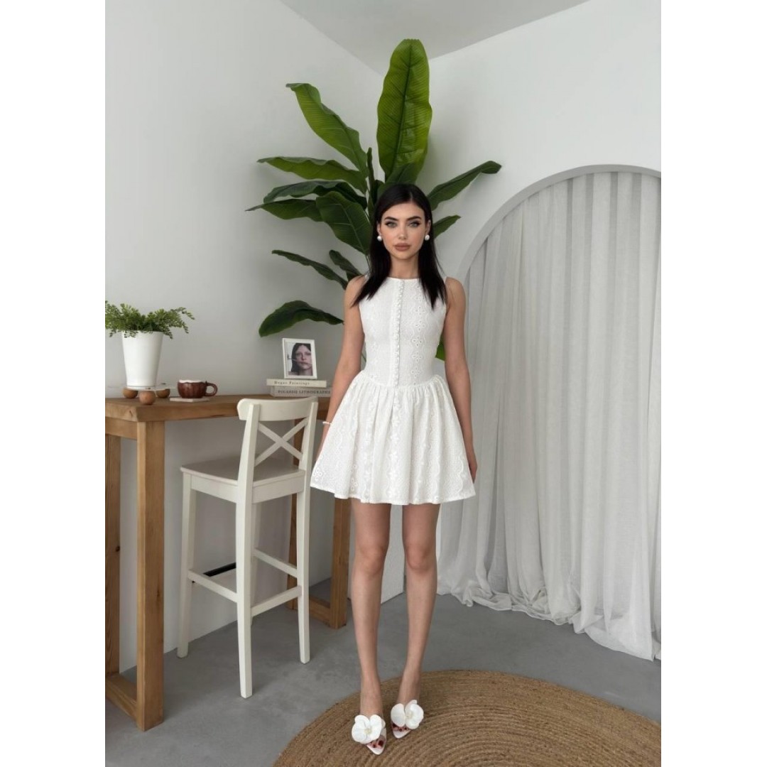 Yema Düğme Detaylı Elbise 156132 Yema Düğme Detaylı Elbise 156132