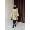 Camel Askı Detaylı Trençkot 149435 Camel Askı Detaylı Trençkot 149435