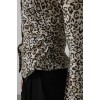 Yanları Büzgülü Leopar Gömlek - Leopar 159732