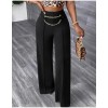 Kadın Beli Zincir Detay Ithal Krep Pantolon - 135071