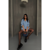 BOYFRİEND GÖMLEK MODAL KUMAŞ OVERSİZE - Mavi - 153597