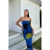 Marcella Desenli Straplez Elbise 2574-08 155823 Marcella Desenli Straplez Elbise 2574-08 155823