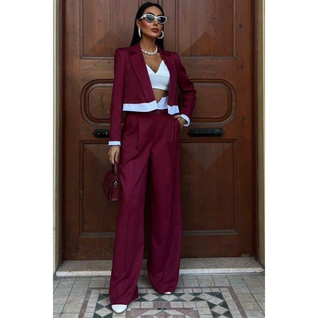Audrey Crop Ceket Takım 10106 158621 Audrey Crop Ceket Takım 10106 158621
