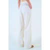 Beli Lastikli Palazo Pantolon - Taş 148476 Beli Lastikli Palazo Pantolon - Taş 148476