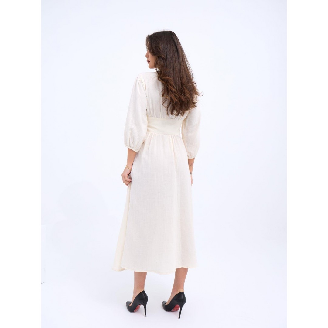 7096 ELBİSE-KREM - 144579 7096 ELBİSE-KREM - 144579