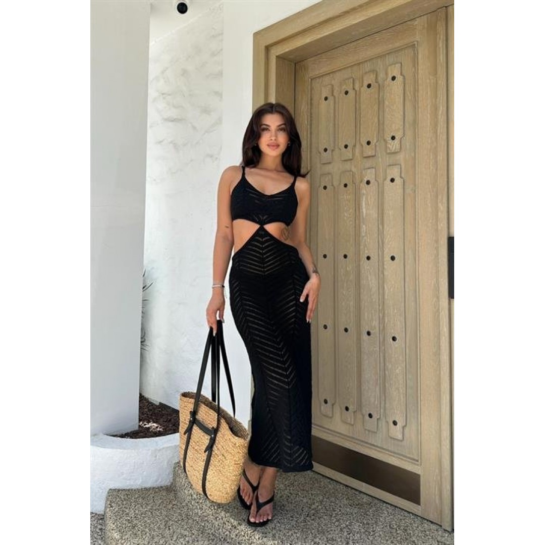 Kerry Sırt Dekolteli Cut Out Elbise 2776 155495 Kerry Sırt Dekolteli Cut Out Elbise 2776 155495
