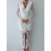 Lively Dantelli Midi Elbise - 147104 Lively Dantelli Midi Elbise - 147104