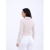 42531 TRİKO SİMLİ YAKALI CROP-EKRU 144094 42531 TRİKO SİMLİ YAKALI CROP-EKRU 144094