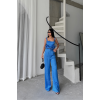 JAKARLI BLUZU TASARIM DETAYLI CEKET-PANTOLON-BLUZ 3 LÜ TAKIM - Mavi 153780 JAKARLI BLUZU TASARIM DETAYLI CEKET-PANTOLON-BLUZ 3 LÜ TAKIM - Mavi 153780
