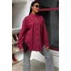 Klasik Oversize Poplin Gömlek 3421 158453