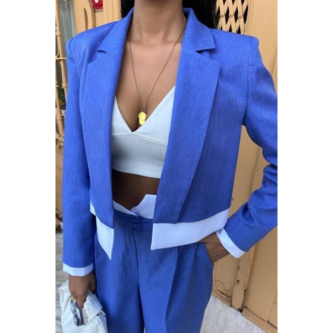Audrey Crop Ceket Takım 10106 158618 Audrey Crop Ceket Takım 10106 158618