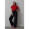 Beli Lastikli Bol Paça Pantolon - Lacivert 156825 Beli Lastikli Bol Paça Pantolon - Lacivert 156825