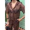 Pantolonu Astarlı Dantel İkili Takım 10119 158955 Pantolonu Astarlı Dantel İkili Takım 10119 158955