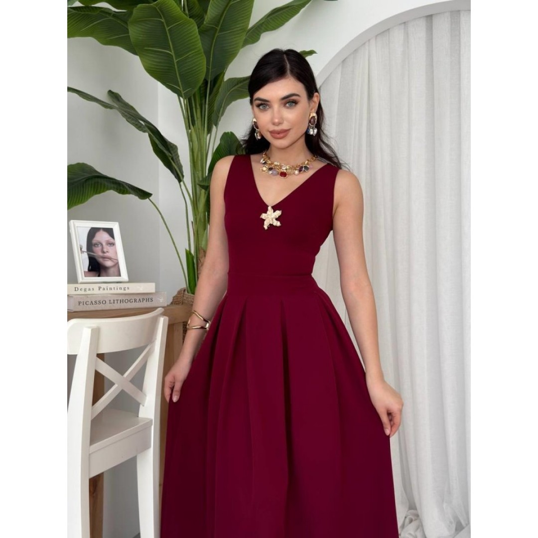 Late Yıldız Detaylı Elbise - 152383