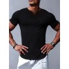 Erkek Kısa Kollu V Yaka Süprem T-shirt 158348