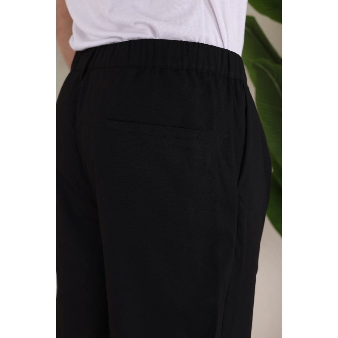 Erkek Beli Lastikli Pileli Baggy Pantolon - 159389 Erkek Beli Lastikli Pileli Baggy Pantolon - 159389