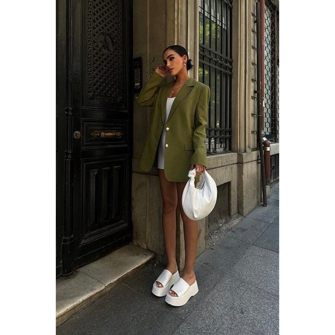 Agnes Blazer Keten Ceket 6105 155215 Agnes Blazer Keten Ceket 6105 155215