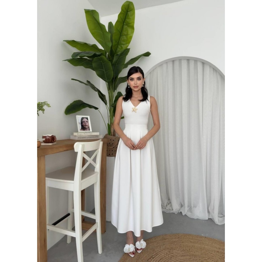 Late Yıldız Detaylı Elbise - 152386