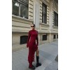 Asimetrik Detaylı Fitilli Triko Elbise 2824 158391 Asimetrik Detaylı Fitilli Triko Elbise 2824 158391