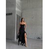STRABLEZ SANDY ELBİSE YANLARI KATLI - Siyah 152043 STRABLEZ SANDY ELBİSE YANLARI KATLI - Siyah 152043