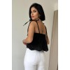 Siyah Bağcıklı Brode Bluz 153483 Siyah Bağcıklı Brode Bluz 153483