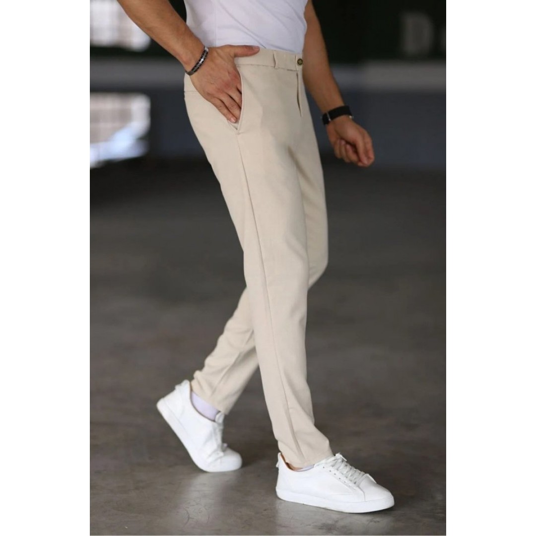 Erkek Düz Kesim Bilek Boy Kumaş Pantolon - 156937 Erkek Düz Kesim Bilek Boy Kumaş Pantolon - 156937