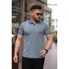 Erkek Yakalı Kagi Kumaş Kısa Kollu T-shirt 160897 Erkek Yakalı Kagi Kumaş Kısa Kollu T-shirt 160897
