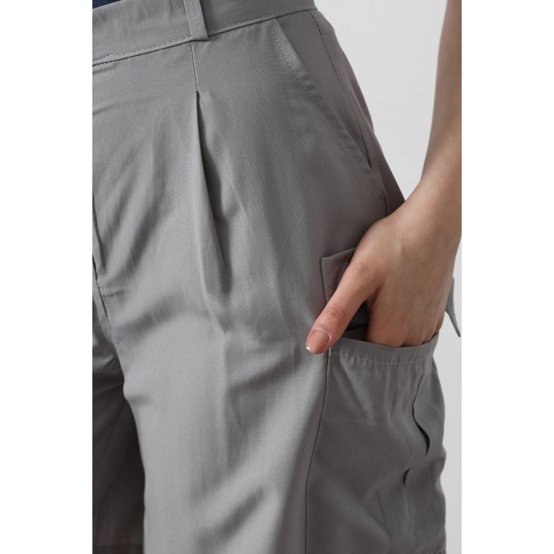 Cargo Cepli Şort - Gri 151452 Cargo Cepli Şort - Gri 151452