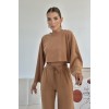 Camel Fitilli Bluz Ve Pantolon Takım 152326 Camel Fitilli Bluz Ve Pantolon Takım 152326
