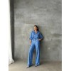 VARAKLI BLUZ PANTOLON TAKIM - Mavi 150781 VARAKLI BLUZ PANTOLON TAKIM - Mavi 150781