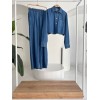 Denim Gömlek Plazzo Pantolon Takım 10163-08 159265 Denim Gömlek Plazzo Pantolon Takım 10163-08 159265