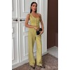 Tek Omuz Büstiyer Plazzo Pantolon Viscon Takım 10159 159274 Tek Omuz Büstiyer Plazzo Pantolon Viscon Takım 10159 159274