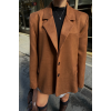 SÜET BLAZER CEKET 3 DÜĞME - Taba - 151206 SÜET BLAZER CEKET 3 DÜĞME - Taba - 151206