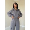 Füme Kapüşonlu Sweatshirt Ve Kargo Pantolon Takım 153688 Füme Kapüşonlu Sweatshirt Ve Kargo Pantolon Takım 153688