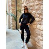 Kadın Uzun Kollu Kapüşonlu Oversize Sweat Ve Pantolon Ikili Takım - 133359 Kadın Uzun Kollu Kapüşonlu Oversize Sweat Ve Pantolon Ikili Takım - 133359