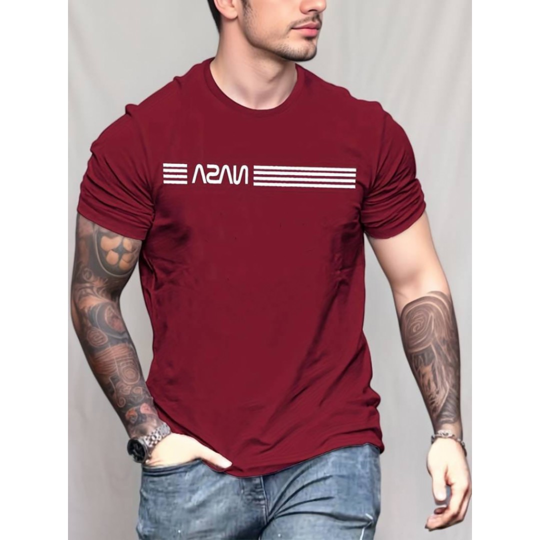 Erkek Kısa Kollu Nasa Baskı Basic Erkek T-shirt 111697 Erkek Kısa Kollu Nasa Baskı Basic Erkek T-shirt 111697